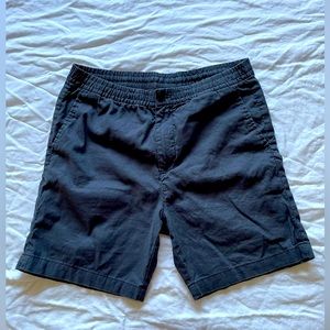H&M Linen Blend Regular Fit Drawstring Shorts